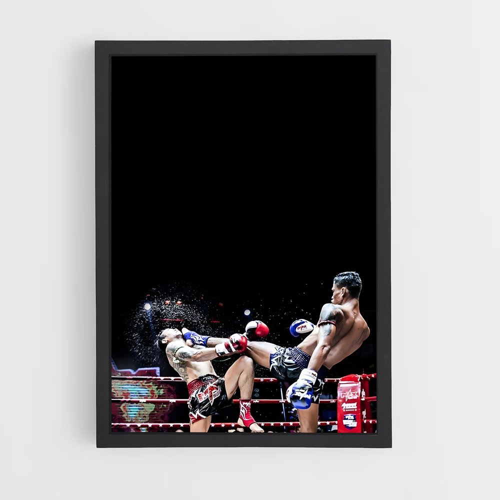 Poster Combat Suprême – affiche Muay Thai (vue 2)
